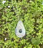 Handmade Solid Sterling Silver Jade Pendant Necklace & Chain - Summer Seconds - Image 8