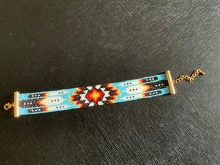 Native American Inspired Beaded Bracelet