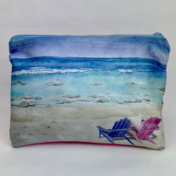 Velvet Pouch,makeup bag 