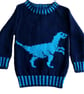 Knitting Pattern Dinosaur Sweater and Hat (Velociraptor). Digital Pattern - Image 3