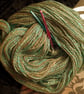 Hedgewitch Moss handspun yarn - 200 yards - Wool-Silk blend - Image 4