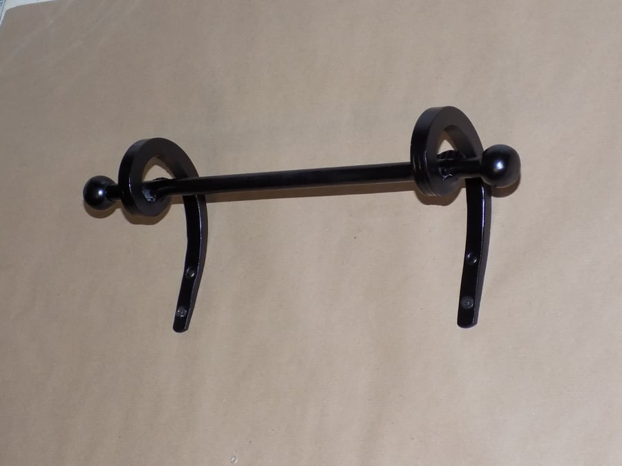 Hand Crafted Towel Rail..................Wrought Iron (Forged Steel) 