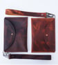 Premium Hand Wallet with Wrist Strap - Dark Brown - Image 5