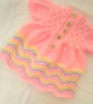 Baby Girl's 4 Piece Knitted Dress Set, Prem Sizes Available, Custom Make - Image 3