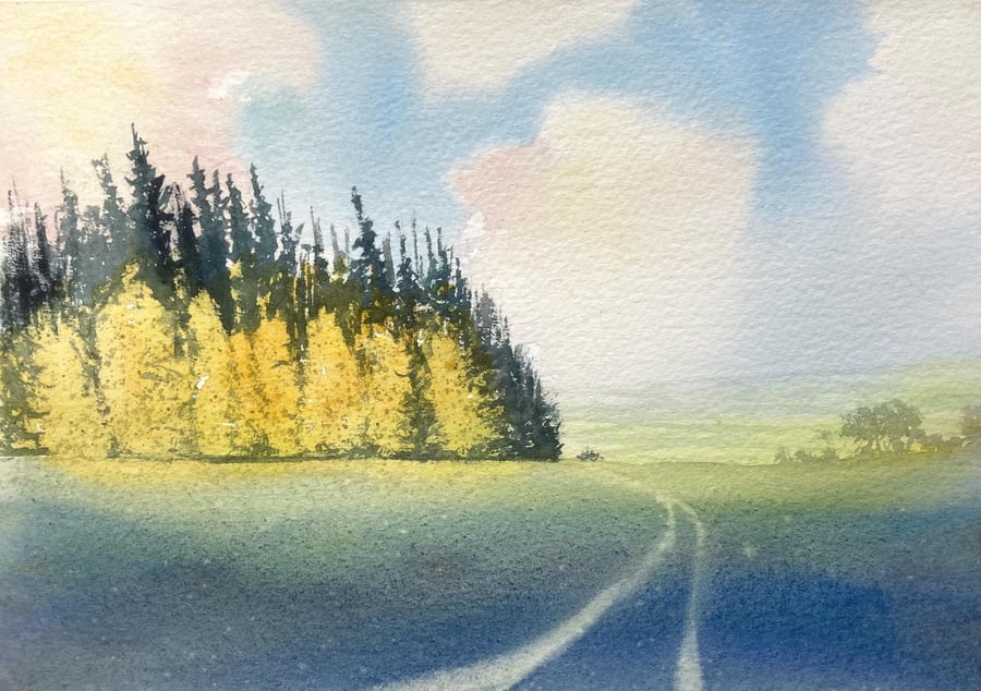 En plein air 2025 2 (Original Watercolour) watercolor, watercolour, original 