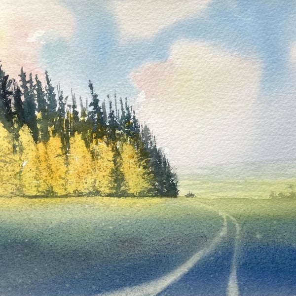 En plein air 2025 2 (Original Watercolour) watercolor, watercolour, original 