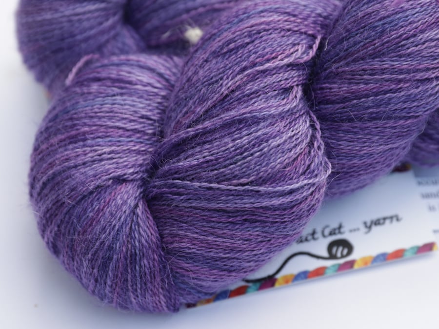 SALE: Grace - Silky baby alpaca laceweight yarn