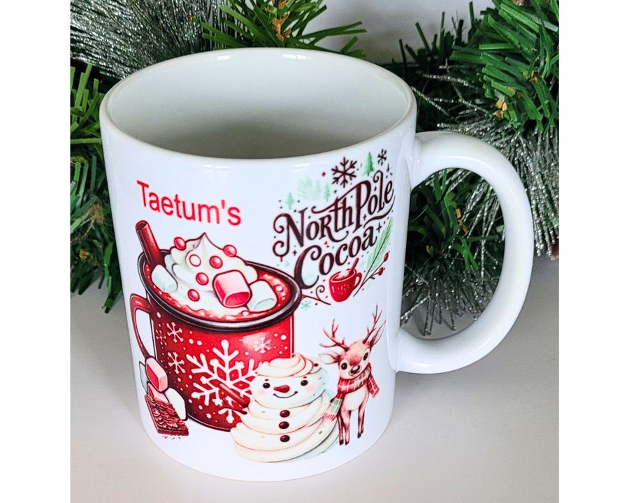 Kids Personalised Hot Chocolate Mug