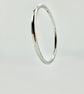 Hammered sterling silver bangle. Handmade & hallmarked - Image 1