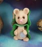 Downland Mouse 'Mhairi' with ornate robes and silver ball OOAK Sculpt