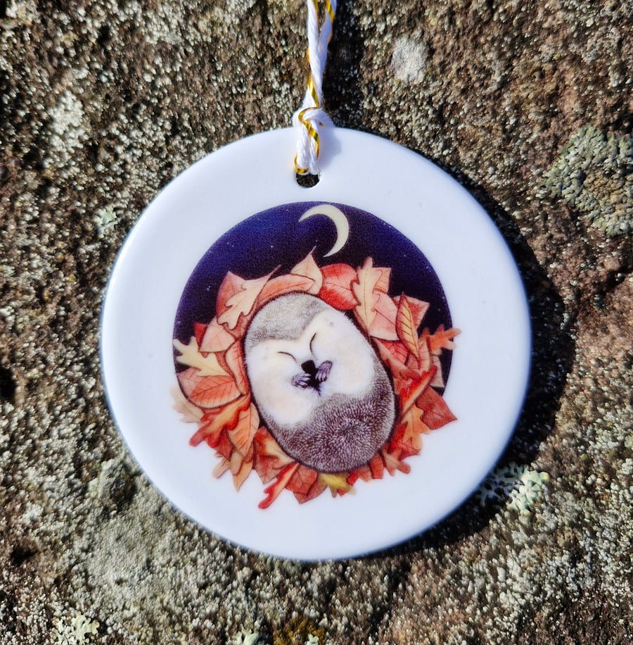 Deep Sleep Ceramic Hanging Bauble 