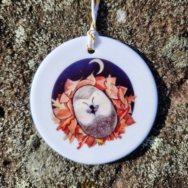 Deep Sleep Ceramic Hanging Bauble 