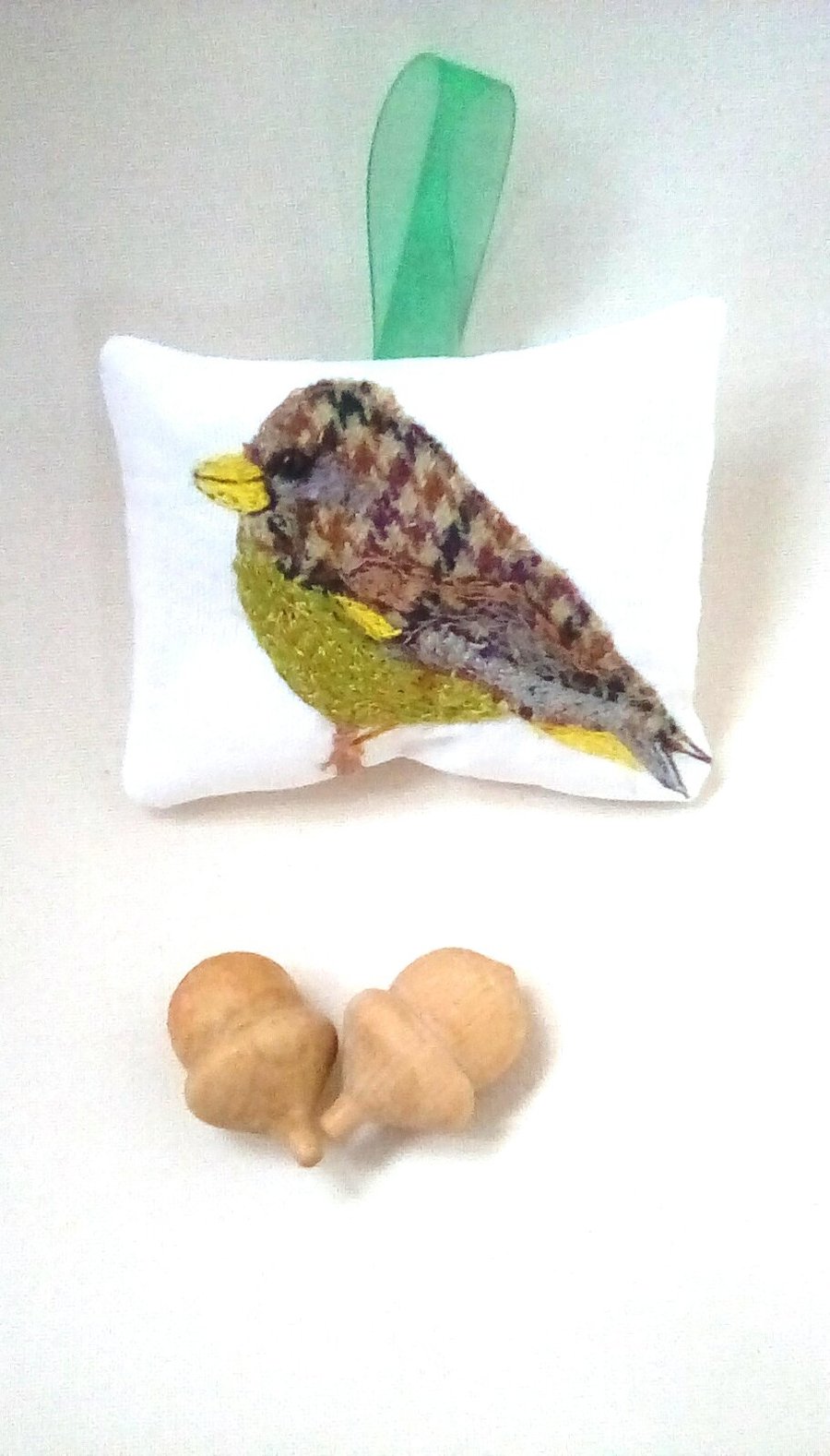 Linen Lavender Bag, Embroidered Lavender Bag