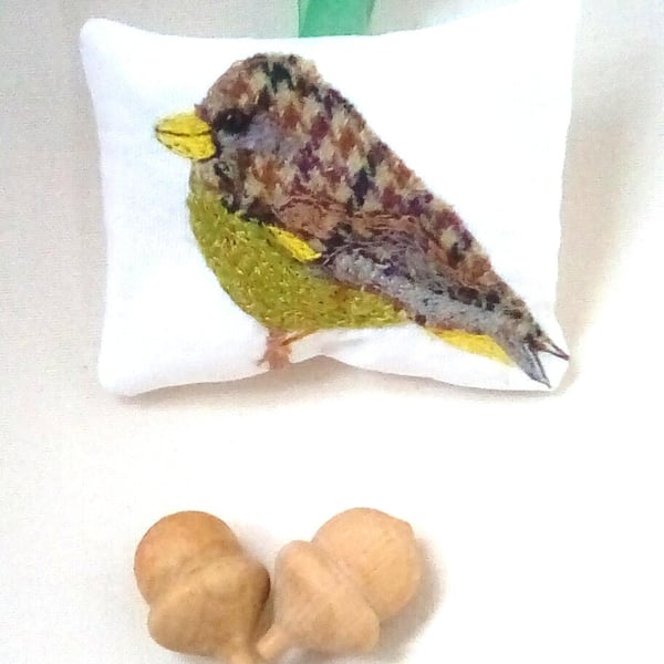 Linen Lavender Bag, Embroidered Lavender Bag