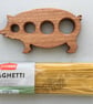 Pig Spaghetti Measure in either Sapele or Beech - Image 2
