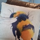 Bee cushion cover
