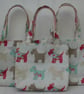 LITTLE GIRLS SCOTTIE DOGS PVC TOTE BAG - Image 3