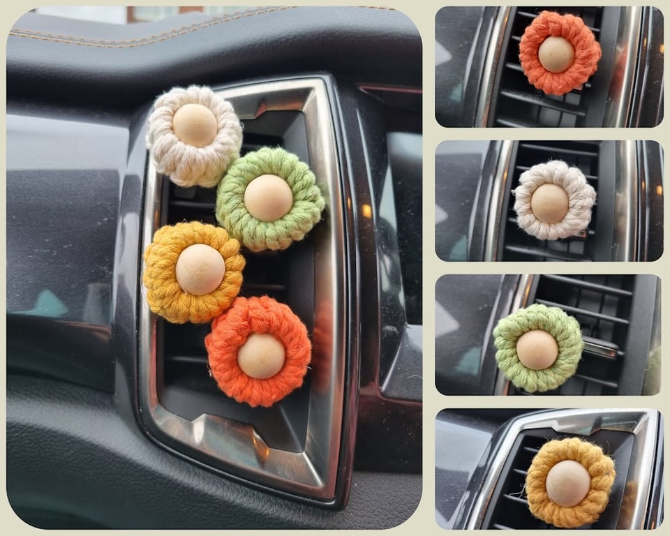 Flower Car Diffuser for air vents 
