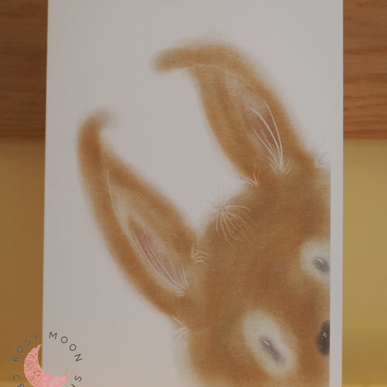 Peekaboos Bunny Blank Card