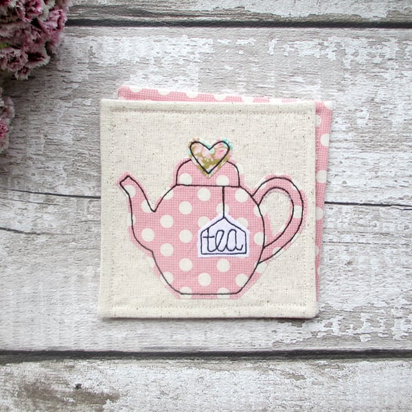 Teapot coaster, tea party decor