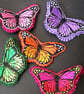 Large Soft Pink Butterfly Hair Clip, Felt Hair Accessory - Image 4