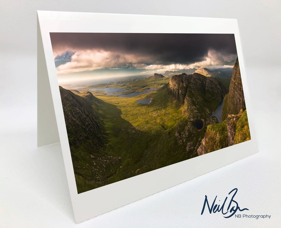 Coigach and Inverpolly (Stac Pollaidh to Suilven) - Scotland Greeting Card