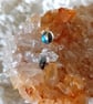 Labradorite Cabochon Earrings - Image 2