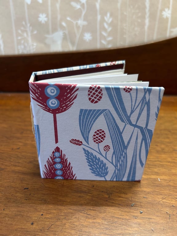 Coptic bound sketchbook, sketchbook, notebook, hand bound book, book, birds