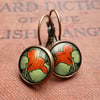 Nasturtium Leverback Earrings (AN01)