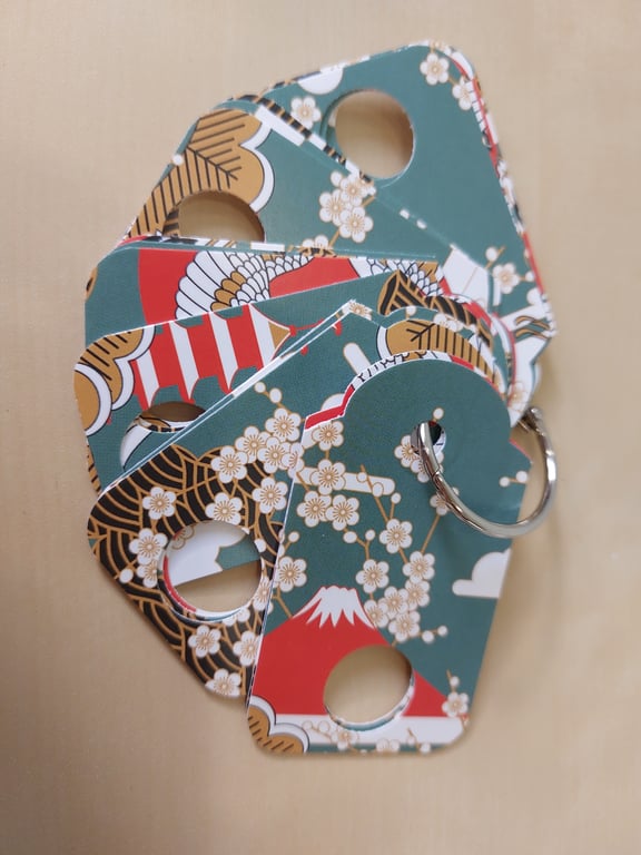 Embroidery Floss Drop Organiser Japanese Pattern