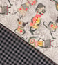 Zombie patchwork project bag for cross stitch, embroidery or any stitching! - Image 3