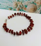 Cognac Amber Bracelet sterling silver ready to post  - Image 3