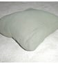 Tempur Original Travel Neck Pillow Cover Orthopaedic Linen Khaki Green Contoured - Image 3