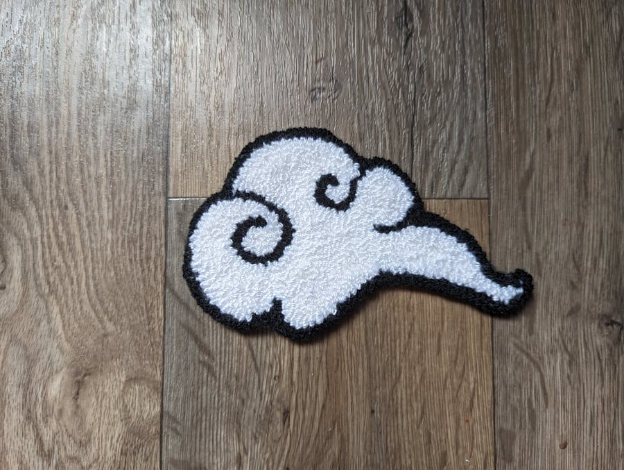 Chinese Style Cloud Mug Rug or Decoration 