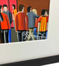 Partick T. Framed & Unframed Art Print, Thistle Football FC Firhill Stadium Gift - Image 6