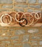 WOOD WALL HANGING  "OVER  UNDER SIDEWAYS DOWN  2" - Image 2