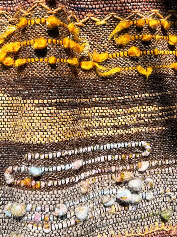 Bark Hand Woven Wall Hanging