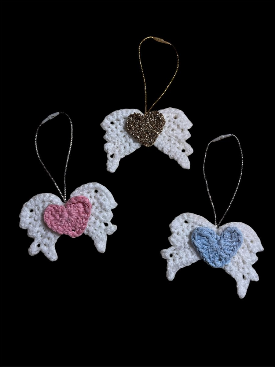 Angel Wings Ornament, Angel Wings Memorial, Angel Wings Remembrance 