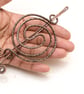 Antique copper Hair bun holder ,Hair bun slide,hair bun barrette, - Image 4