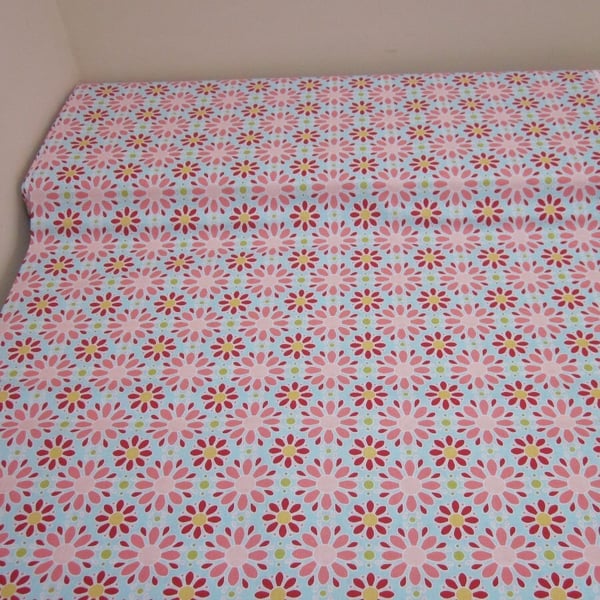 Apple Of My Eye Red Pink Fabric Fat Quarter