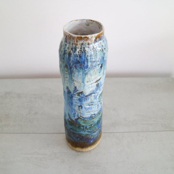 Coastal Ceramic Tall Vase