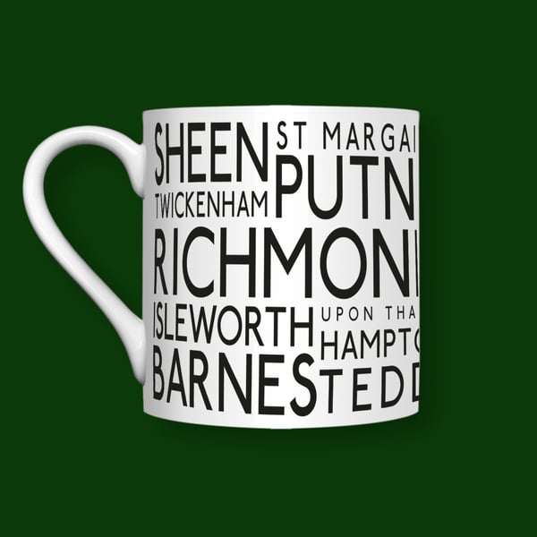 RICHMOND & SUBURBS Fine Bone China Mug