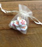 6 hand embroidered buttons. - Image 4