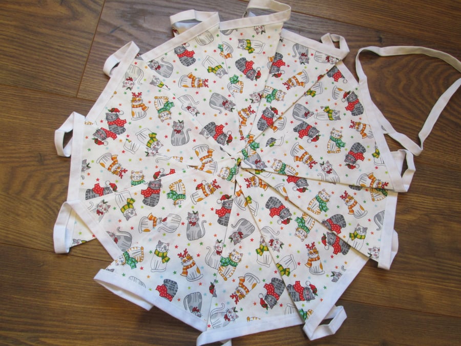Christmas Cat Bunting