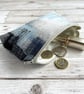 Matching Set of Purses with Blue Abstract Pattern - Image 5