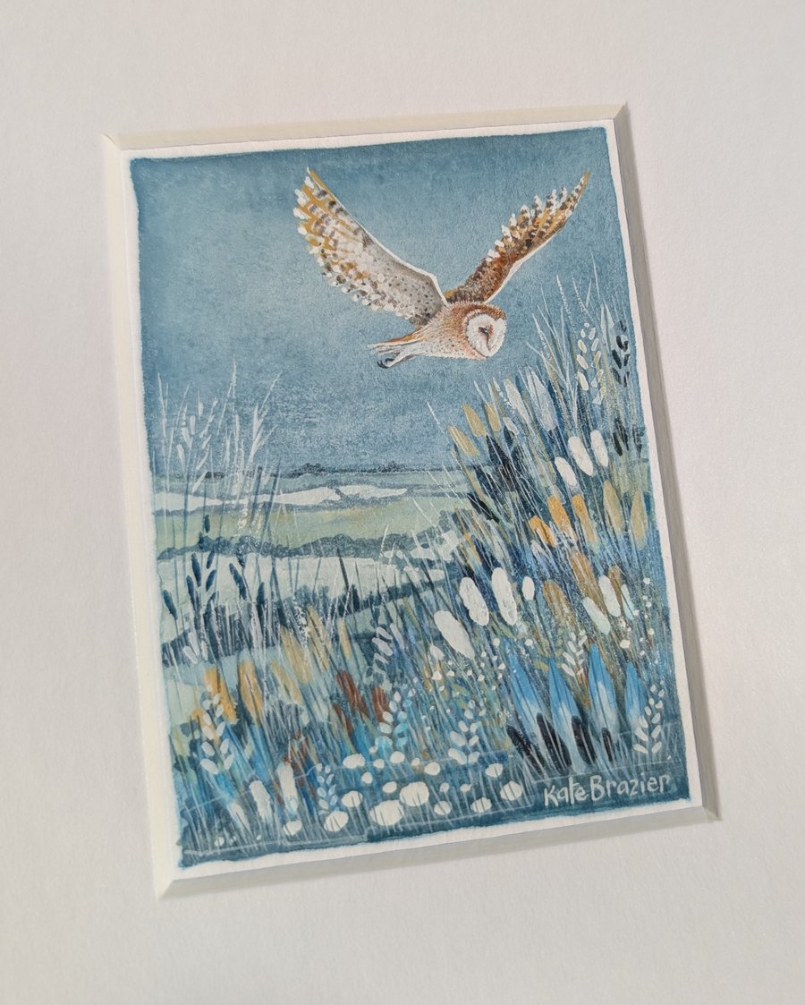 The Watch - Original miniature. A5 Mounted