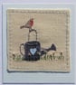 The Old Watering Can, a hand-stitched card with lots of detail, a card to keep! - Image 3