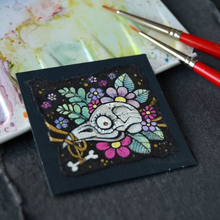 mini skull - original twinchie illustration (seconds)