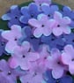 Hydrangea, stitched petals with beads - Image 2