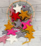 Handmade Crochet Stars, Little Stars, Christmas tree ornament